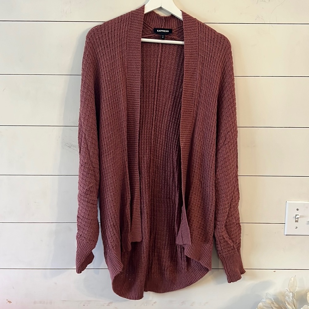 Express Mauve Cardigan Size XS